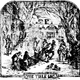 Hauling a Yule log, 1832